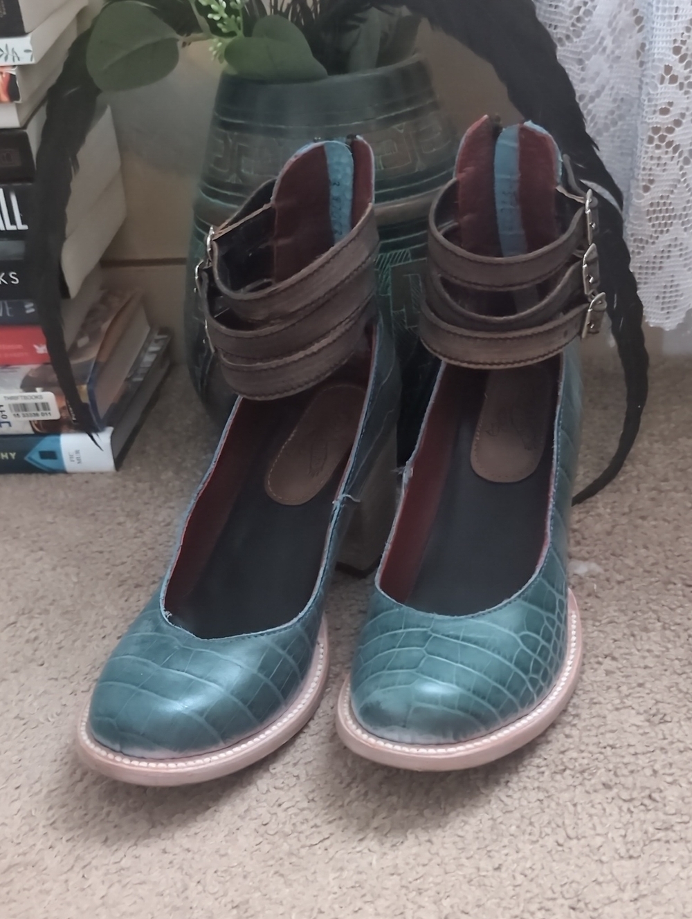 Freebird Randi Turquoise Croc